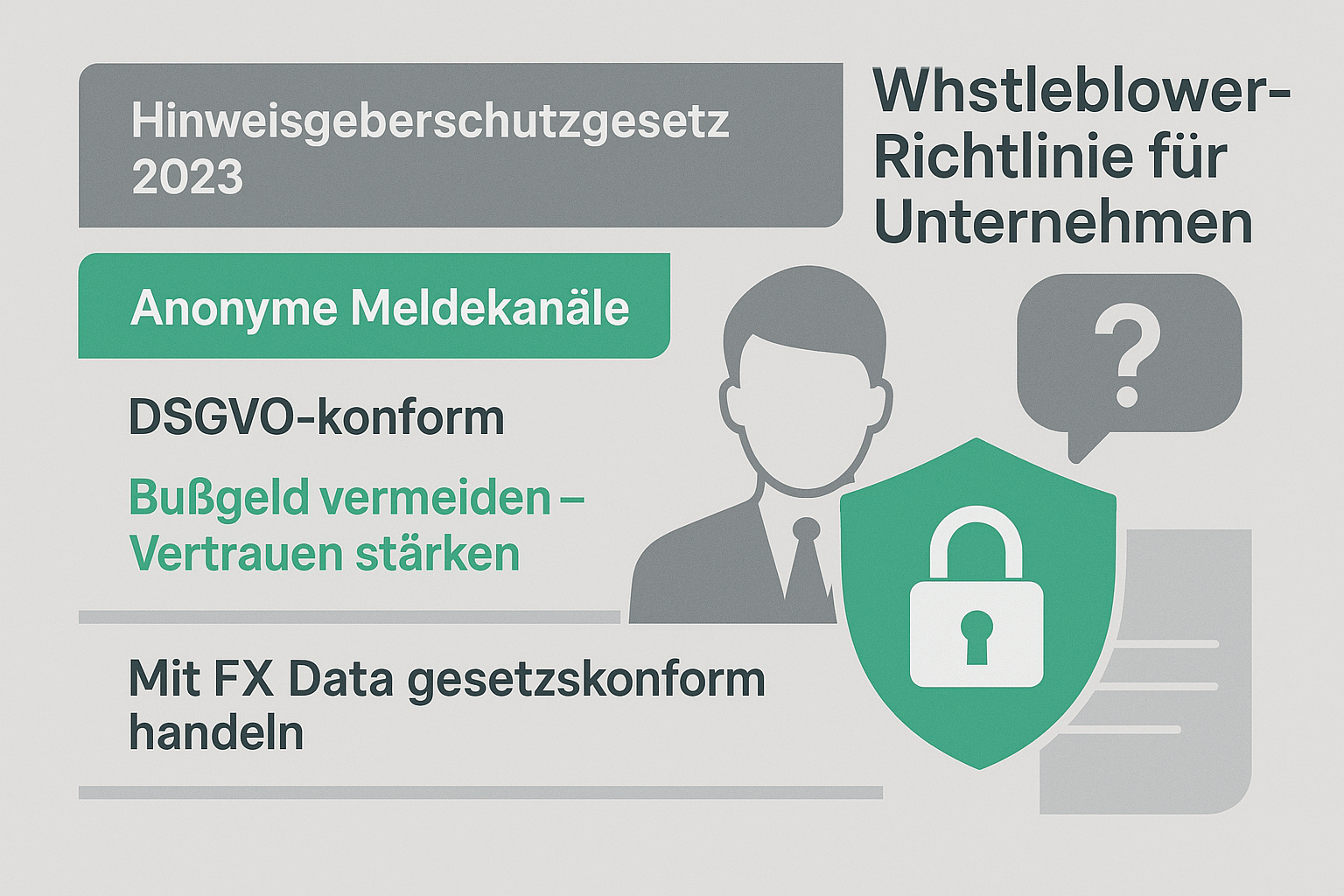 Whistleblower-Richtlinie Infografik